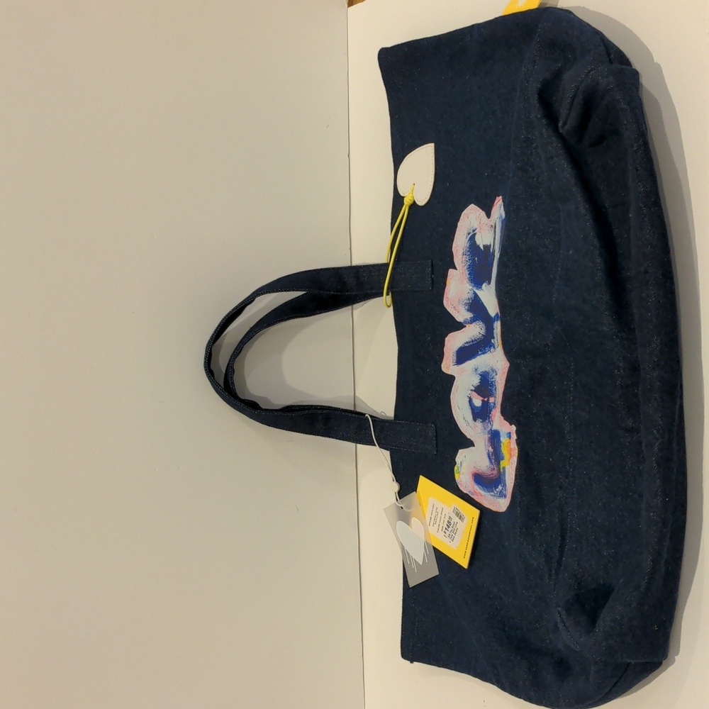 Kerri Rosenthal demin love tote brand new.